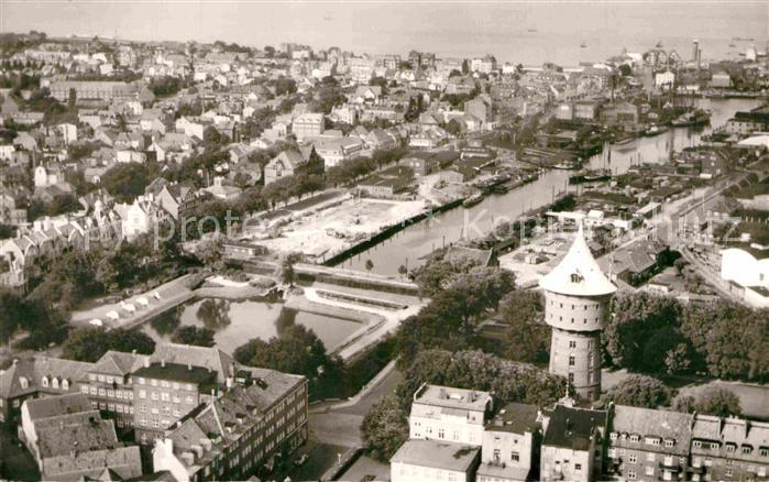 Cuxhaven Nordseebad Innenstadt Fliegeraufnahme