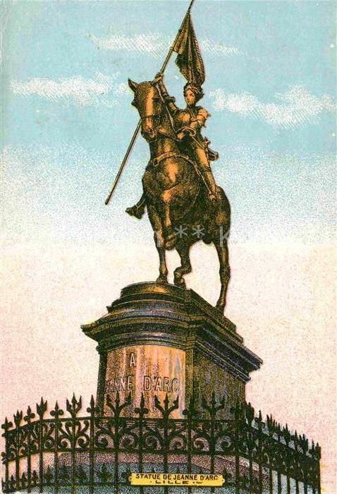 Lille Nord Statue de Jeanne d Arc
