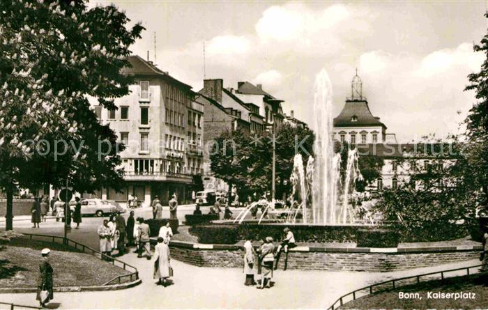 Bonn Rhein Kaiserplatz Springbrunnen