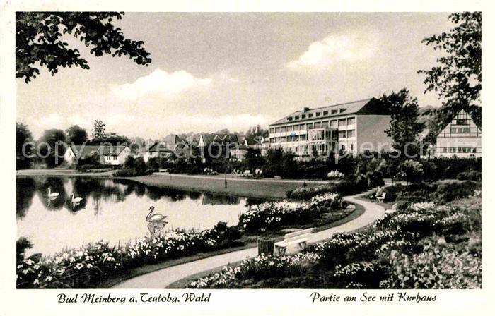 Bad Meinberg Partie am See mit Kurhaus