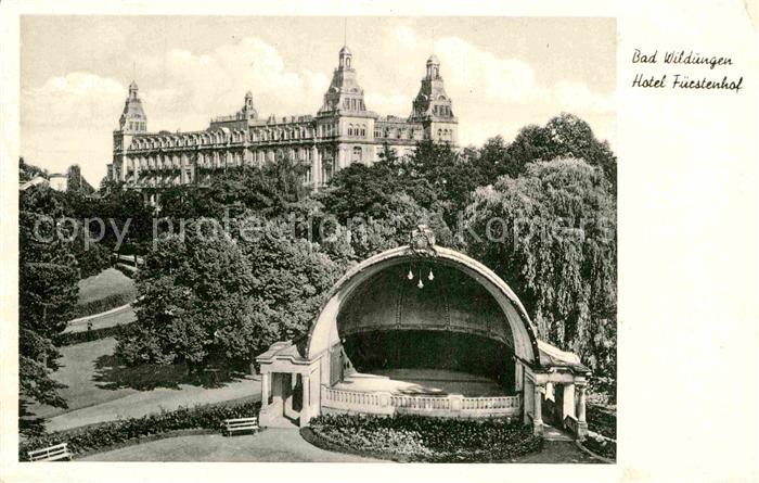 Bad Wildungen Hotel Fuerstenhof Konzertpavillon
