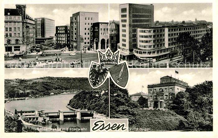 Essen Ruhr Handelshof Allianzhaus Haus der Technik Deutschlandhaus Villa Huegel