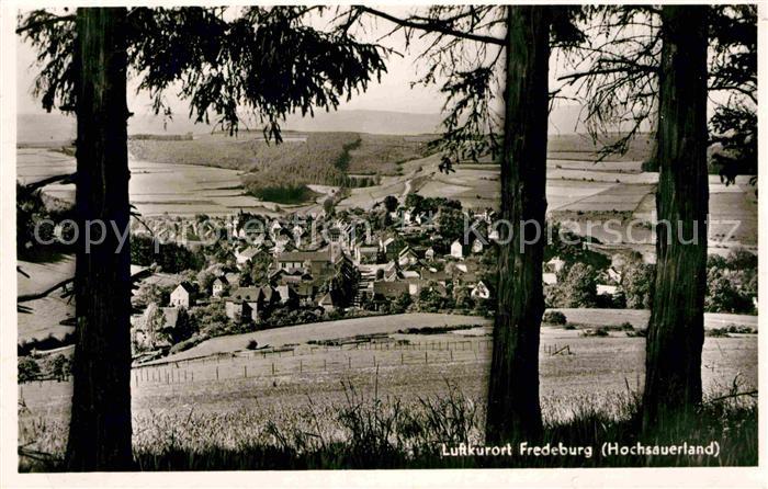 Fredeburg Schmallenberg Panorama Luftkurort Blick vom Waldrand aus