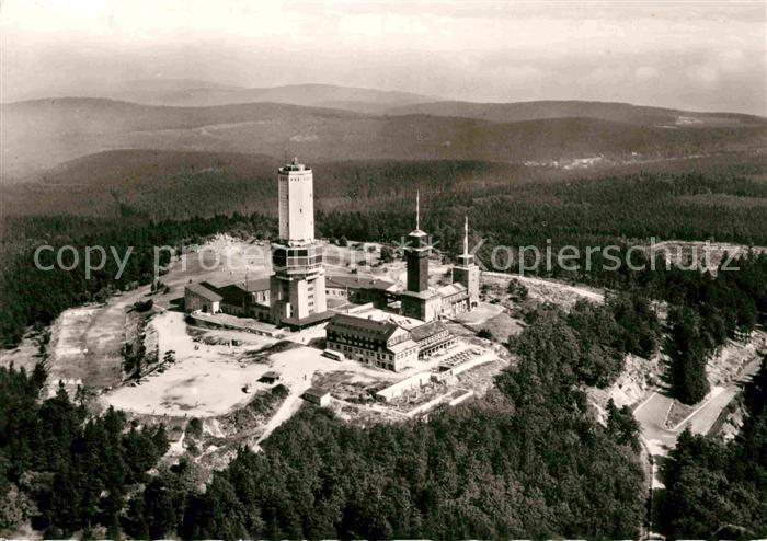 Grosser Feldberg Taunus Fliegeraufnahme