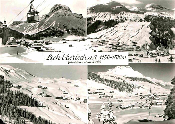 Oberlech Lech Vorarlberg Wintersportplatz Alpen Bergbahn