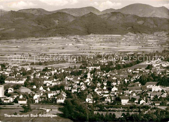 Bad Krozingen Thermalkurort Schwarzwald Fliegeraufnahme