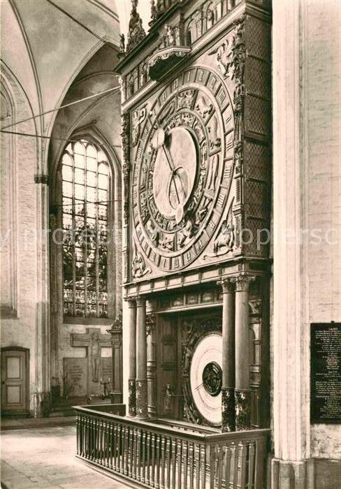 ROSTOCK  CITY Marienkirche Astronomische Uhr von 1472