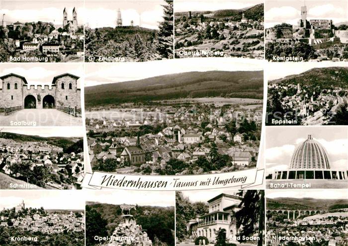 Niedernhausen Taunus und Umgebung Bad Homburg Saalburg Grosser Feldberg Tempel O