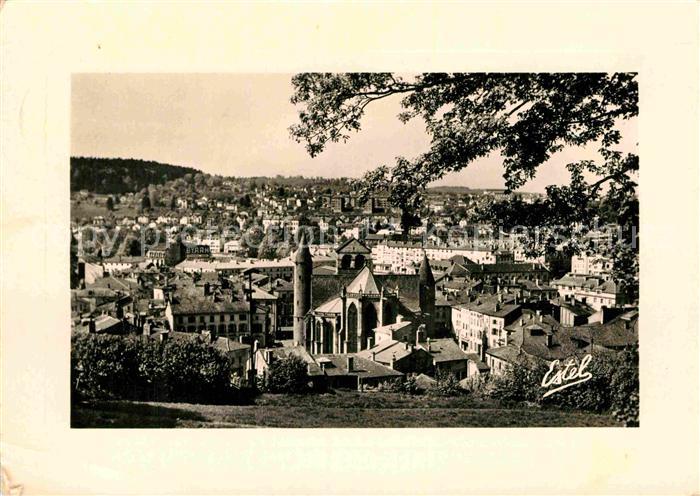 Epinal Vosges Vue generale et Basilique Saint Maurice