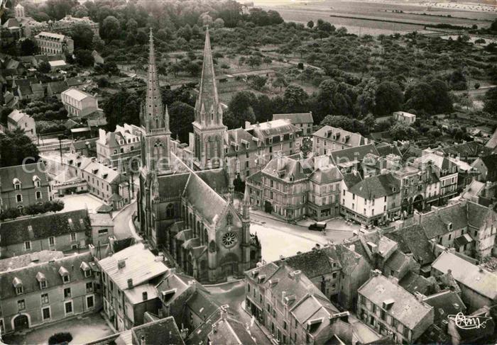 La Delivrande Basilique vue aerienne