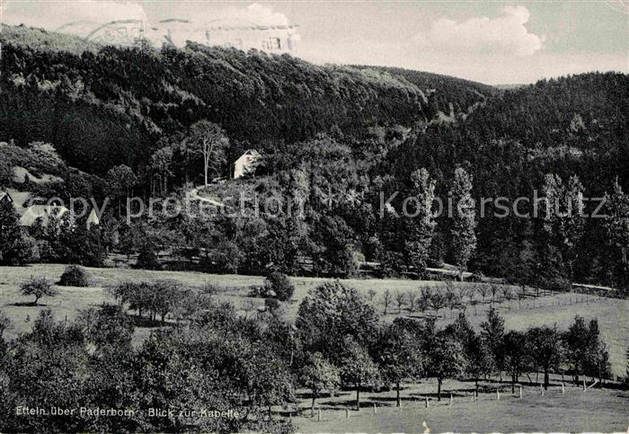 Etteln Blick zur Kapelle