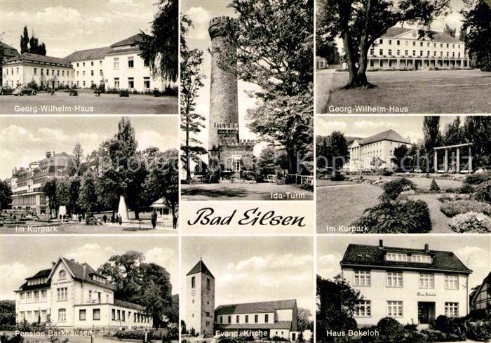 Bad Eilsen Georg Wilhelm Haus Kurpark Pension Ida Turm Kirche