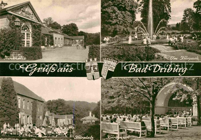 Bad Driburg Trinkhalle Kurpark Fontaene Kurkonzert Kurplatz