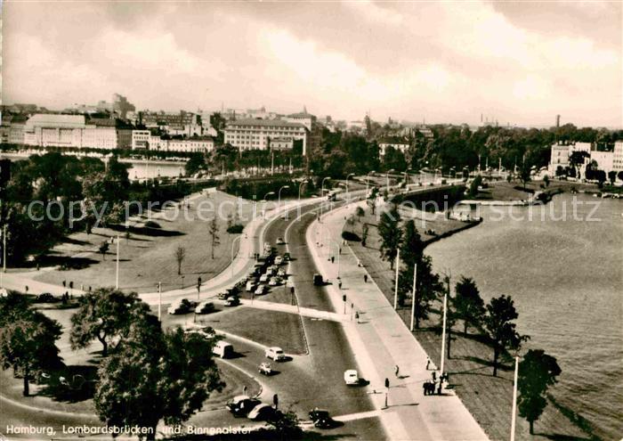 HAMBURG  CITY Lombardsbruecken und Binnenalster