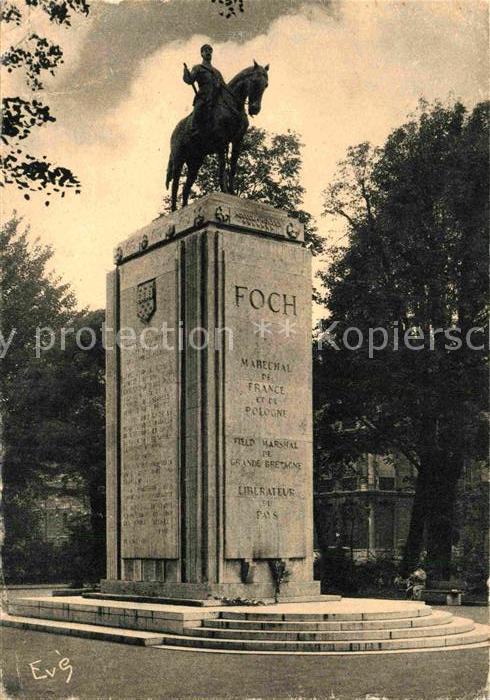 Lille Nord Monument du Marechal Foch Denkmal