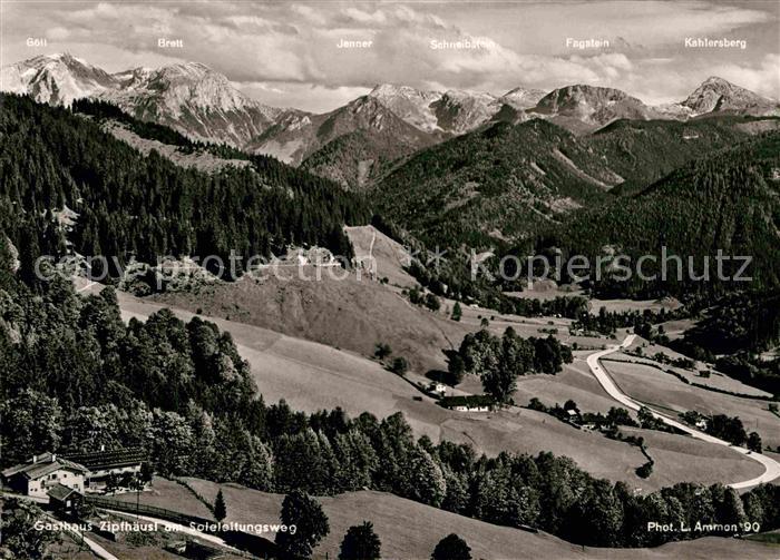 Ramsau Berchtesgaden Gasthaus Zipfhaeusl am Soleleitungsweg Alpenpanorama Fliege