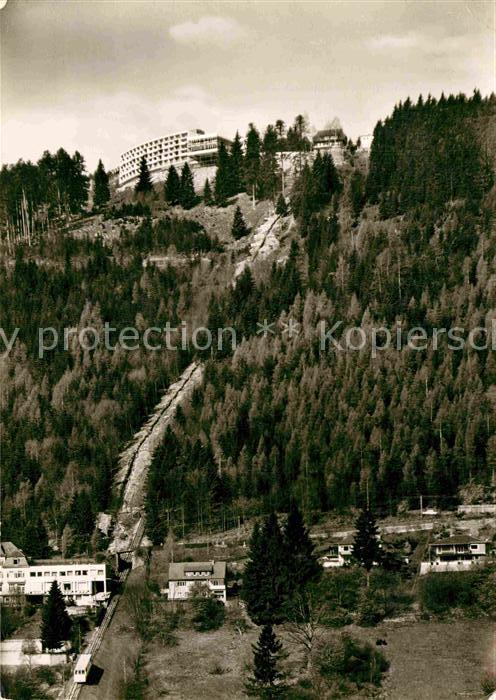 Wildbad Schwarzwald Sommerberg Standseilbahn Hotel