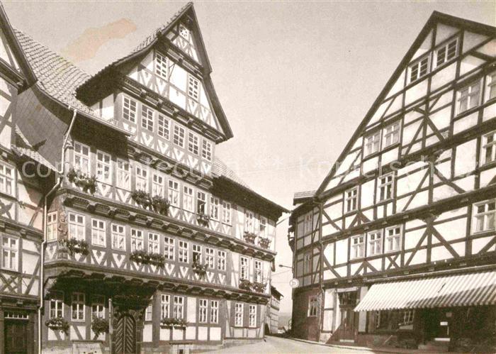 Bad Sooden-Allendorf Kirchstrasse Haus Buerger 17. Jhdt. Fachwerkhaeuser
