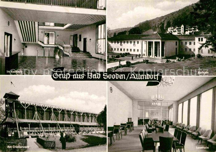 Bad Sooden-Allendorf Kurhaus Halle Lesehalle Gradierwerk