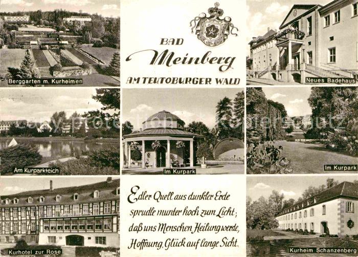 Bad Meinberg Kurort am Teutoburger Wald Kurpark Kurhotel