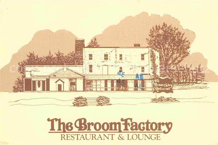 Cedar Falls Iowa The Broom Factory Restaurant & Lounge Illustration