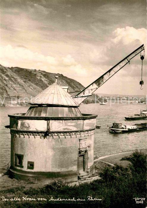 Andernach Der alte Kran