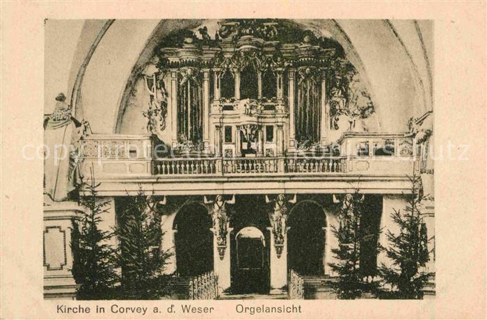 Corvey Kirche Orgel
