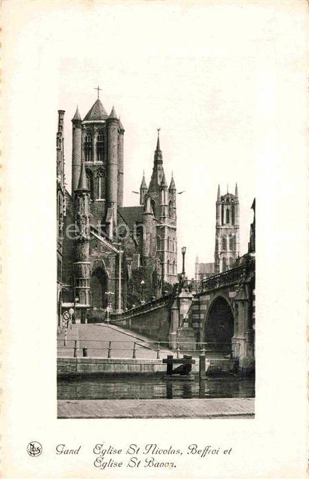 Gand Belgien Kirche Sankt Nicolas