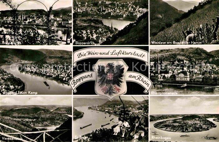 Boppard Rhein Rheinbogen Vierseenblick