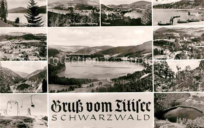 TITISEE Schwarzwald BW Feldberg Sessellift Feldsee