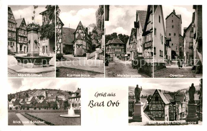 Bad Orb Obertor Meistergasse Marktbrunnen