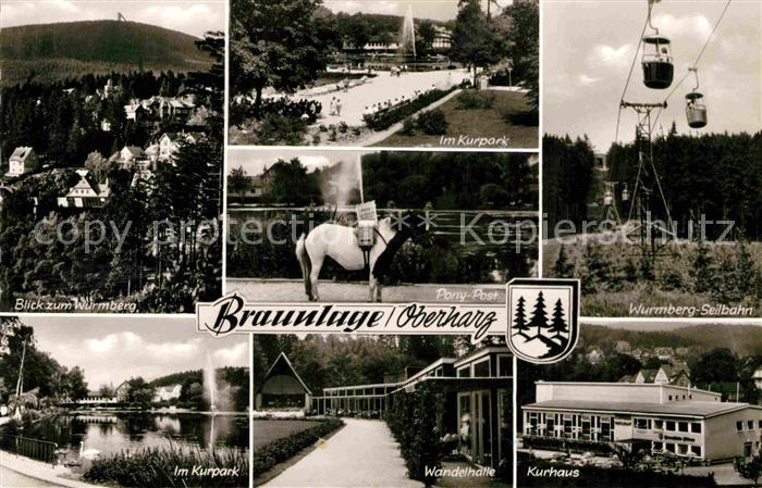 Braunlage Harz Wurmberg-Seilbahn Pony-Post Kurpark
