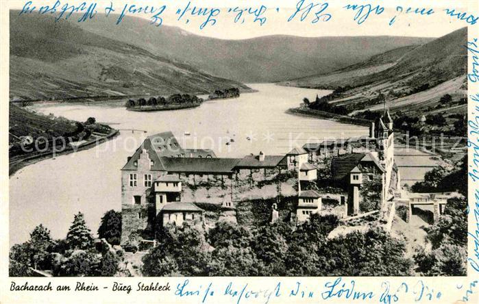 Bacharach Rhein Burg Stahleck