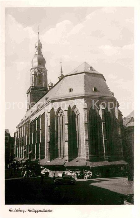Heidelberg Neckar Heiliggeistkirche