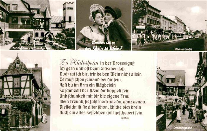 Ruedesheim Rhein Drosselgasse Rheinstrasse