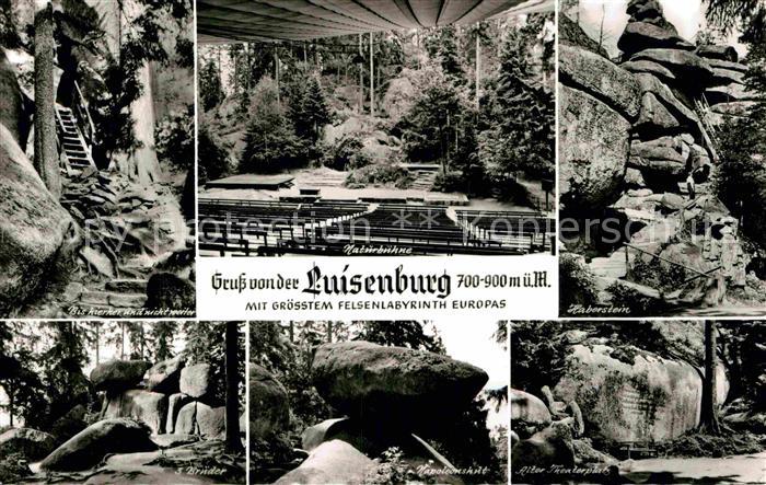 Wunsiedel Luisenburg Naturbuehne Drei Brueder