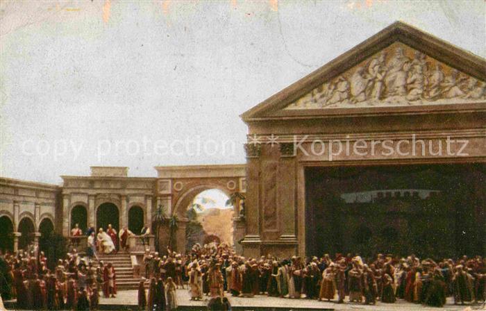 OBERAMMERGAU Bayern Passionsspiele 1922 Empoerung