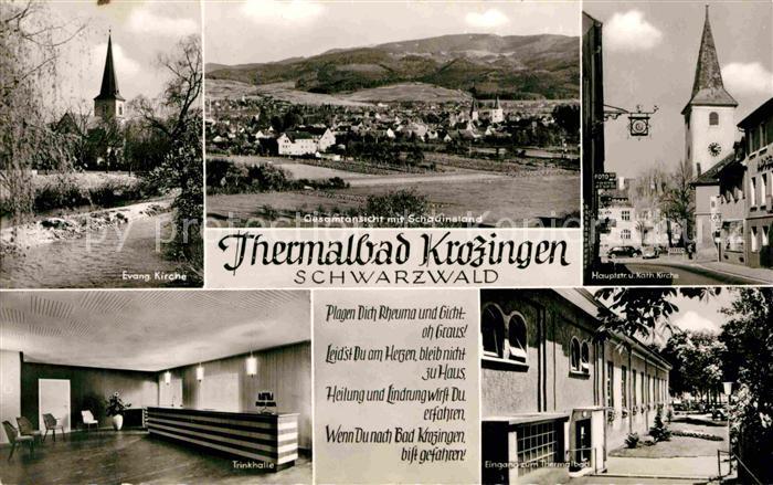 Bad Krozingen Evangelische Kirche Trinkhalle Hauptstrasse Katholische Kirche