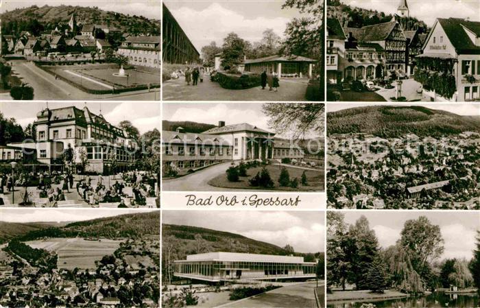 Bad Orb Kurpark Wandelhalle Kurhaus Teich