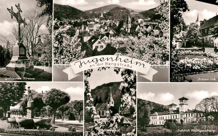 Jugenheim Seeheim-Jugenheim Rosen-Eck Schloss Heiligenberg Goldenes Kreuz Brunne