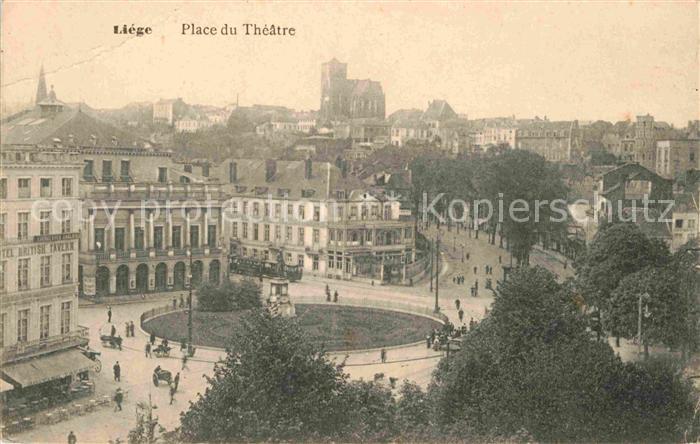 Liege Luettich Theaterplatz