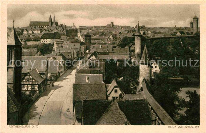 Rothenburg Tauber Teilansicht