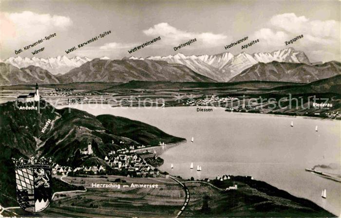 Herrsching Ammersee Panorama