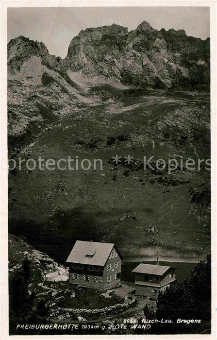 Risch-Lau Freiburgerhuette Rote Wand