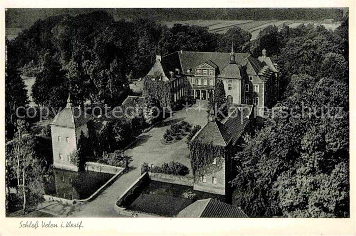 Velen Fliegeraufnahme Schloss