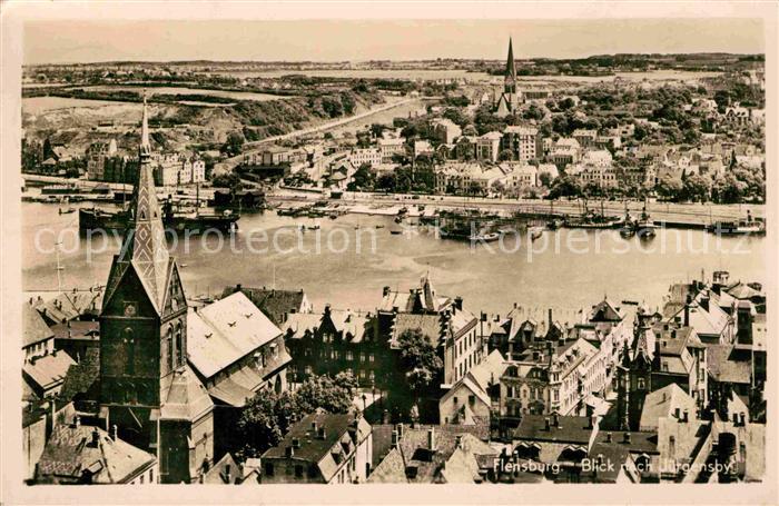 Flensburg Blick nach Juergensby