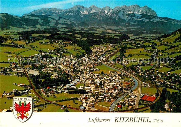 Kitzbuehel Tirol Fliegeraufnahme