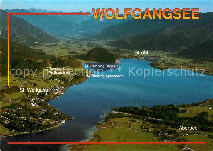 Wolfgangsee Fliegeraufnahme