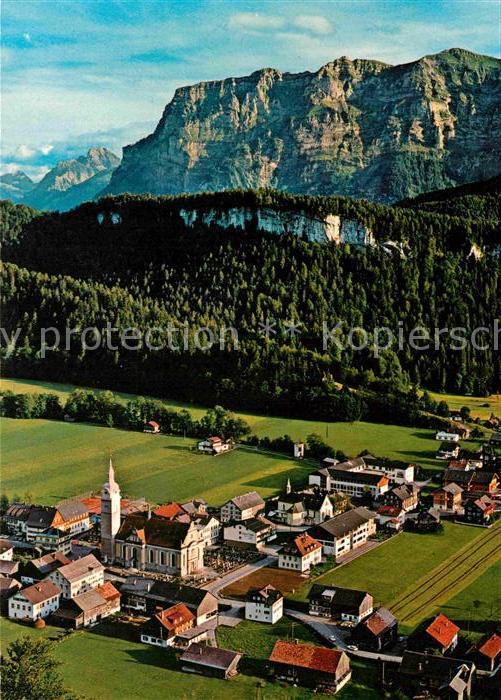 Bezau Vorarlberg Teilansicht Kanisfluh