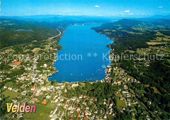 Velden Woerthersee Fliegeraufnahme